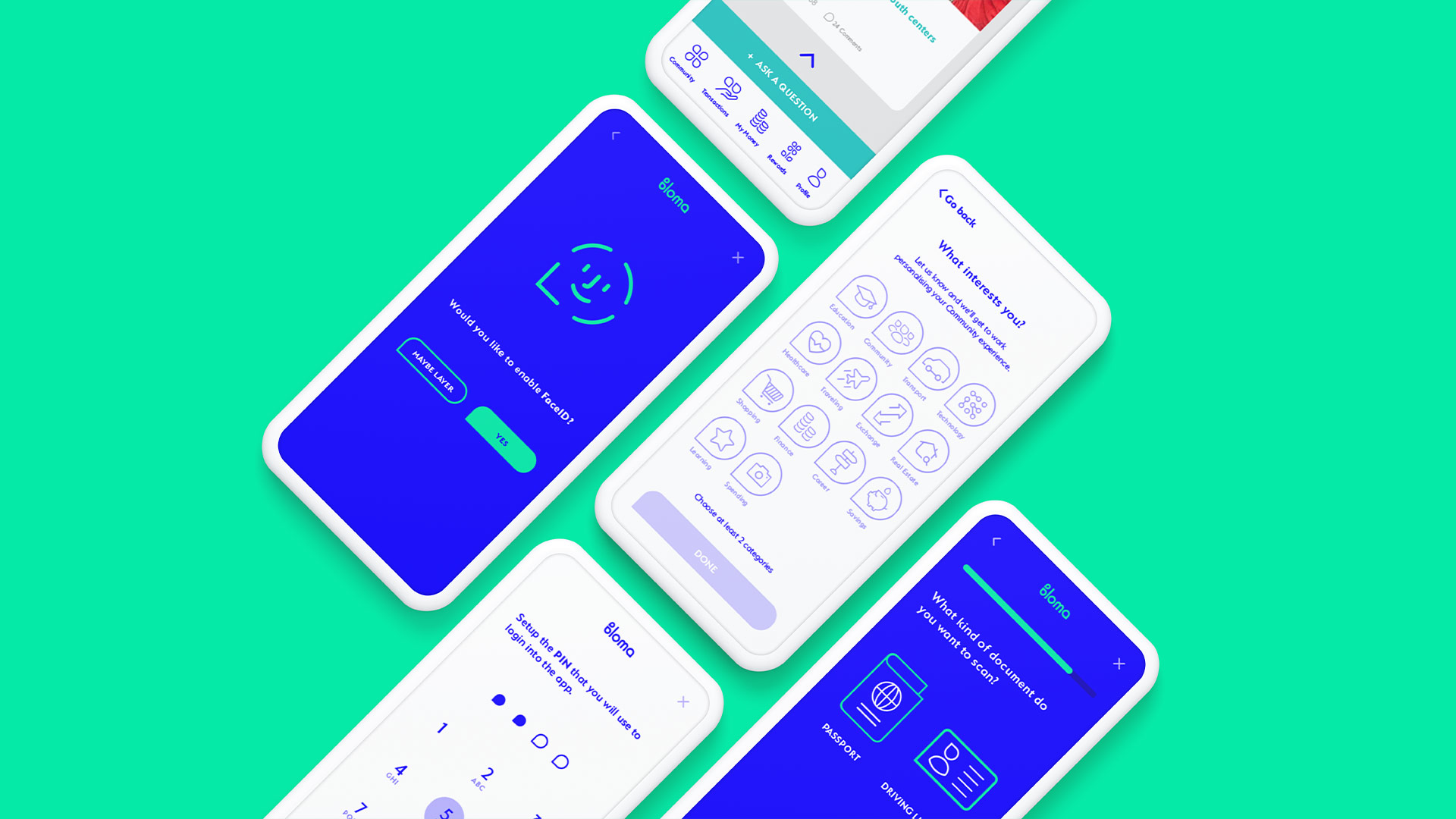 Bloma UI Examples