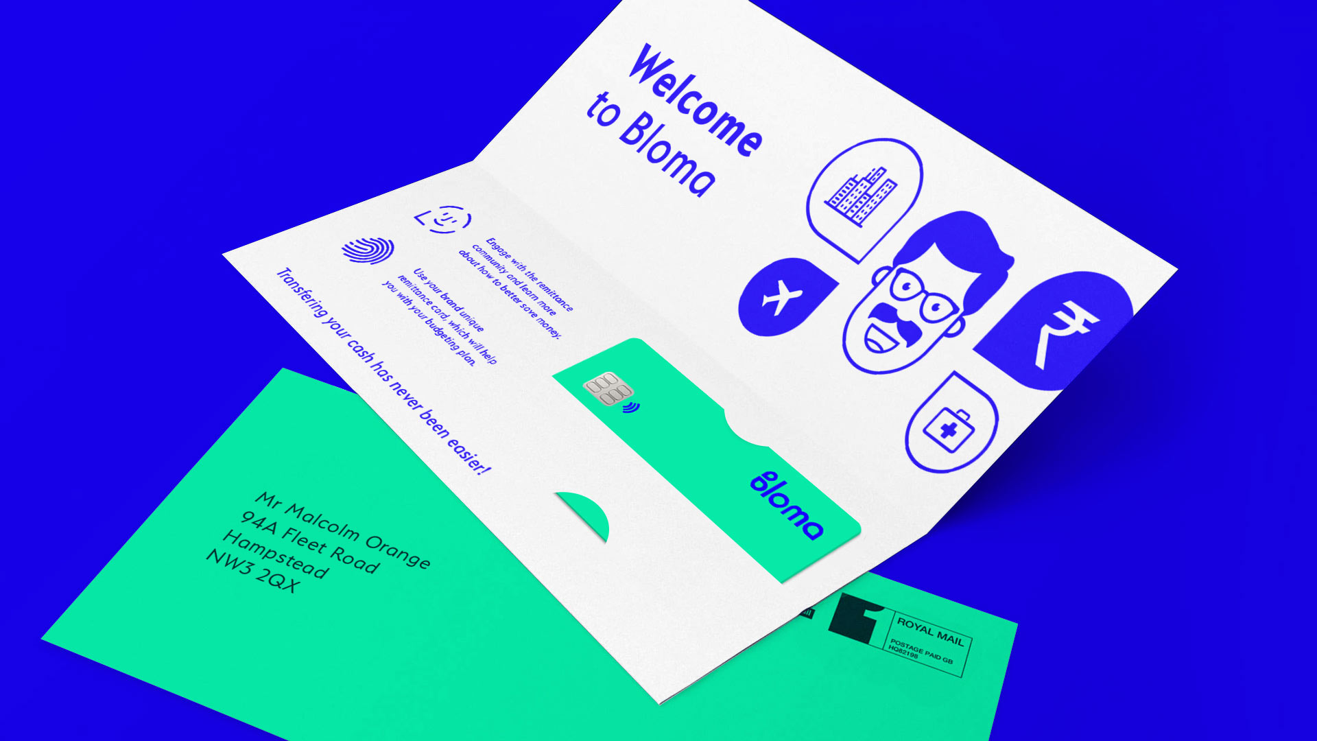 Bloma Card Letter