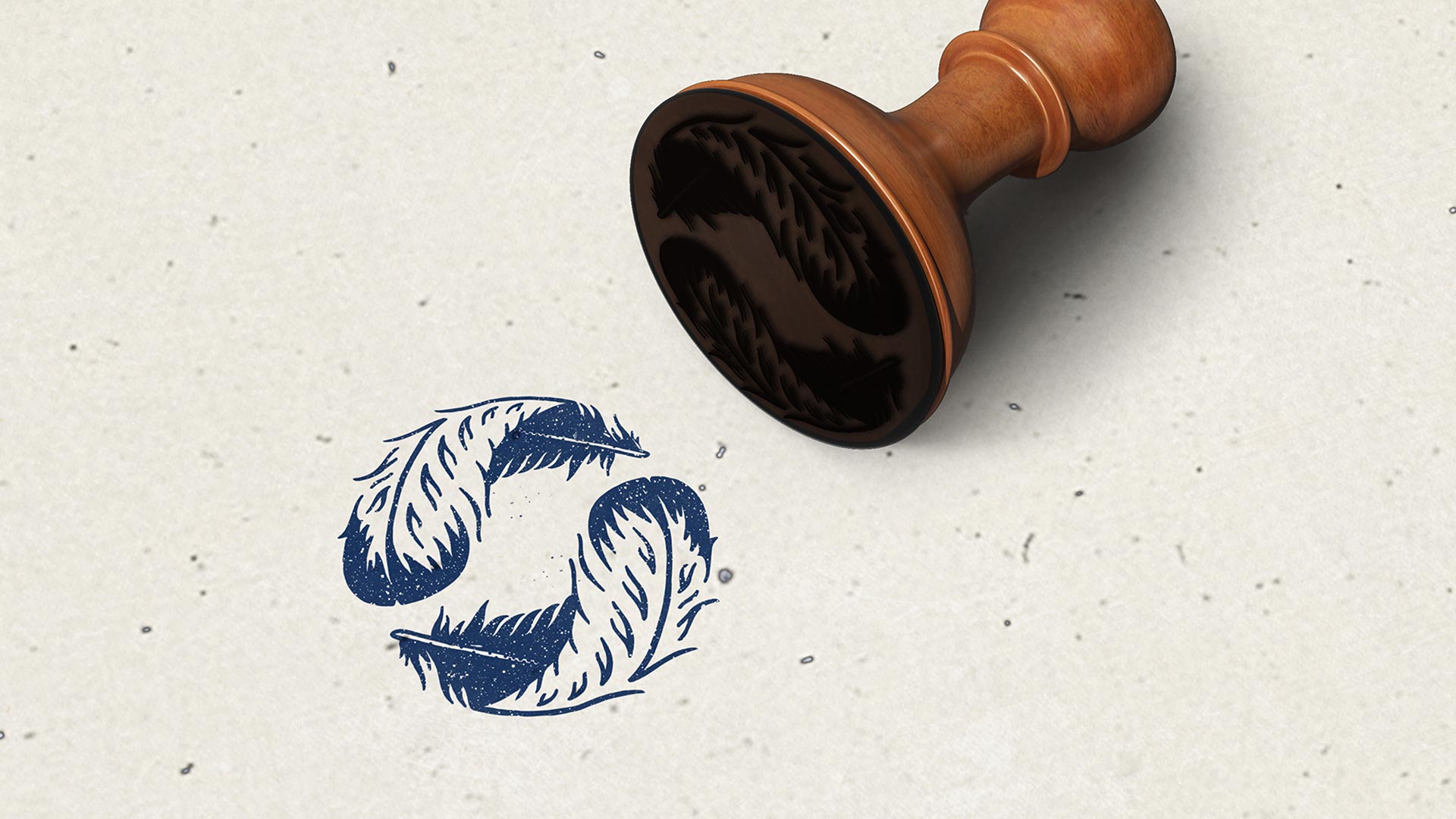 Home Of Gentle Protest Logo Stamp