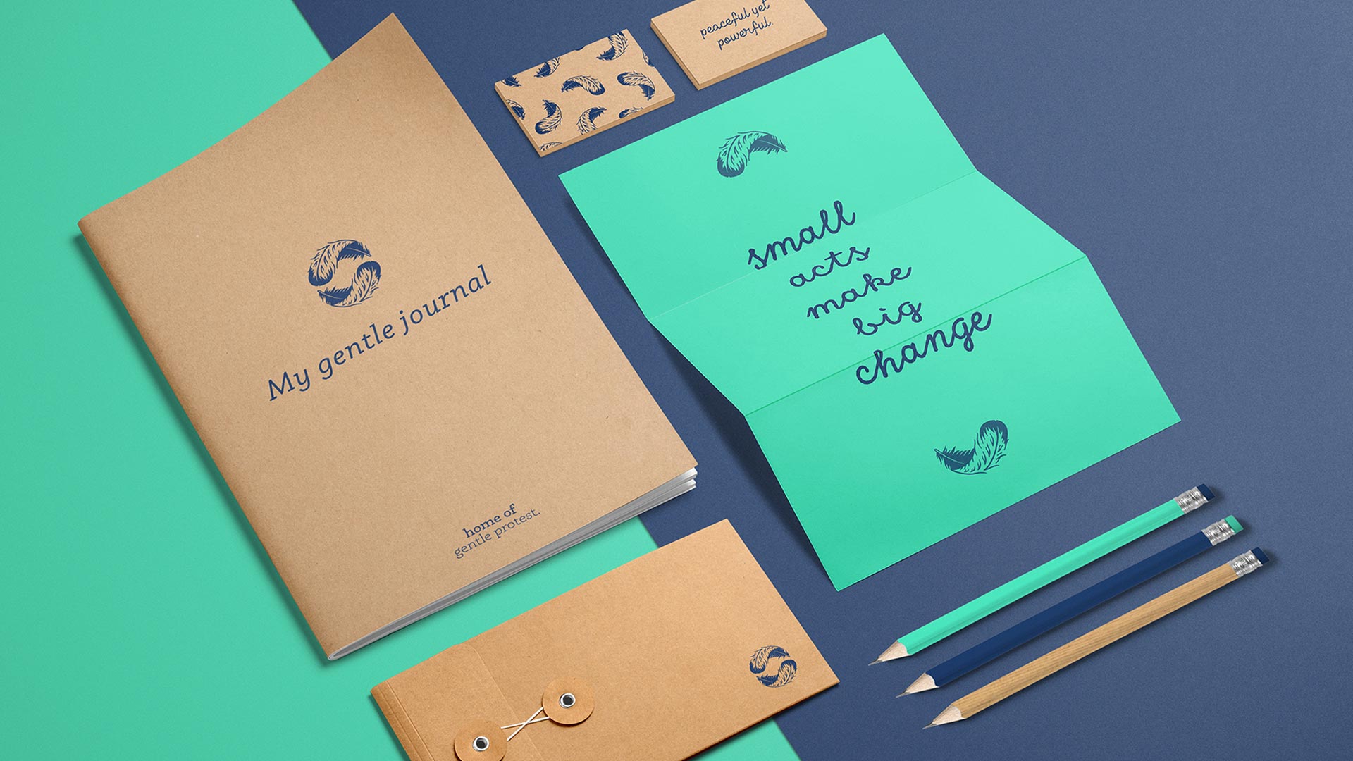 Home Of Gentle Protest Print Stationary