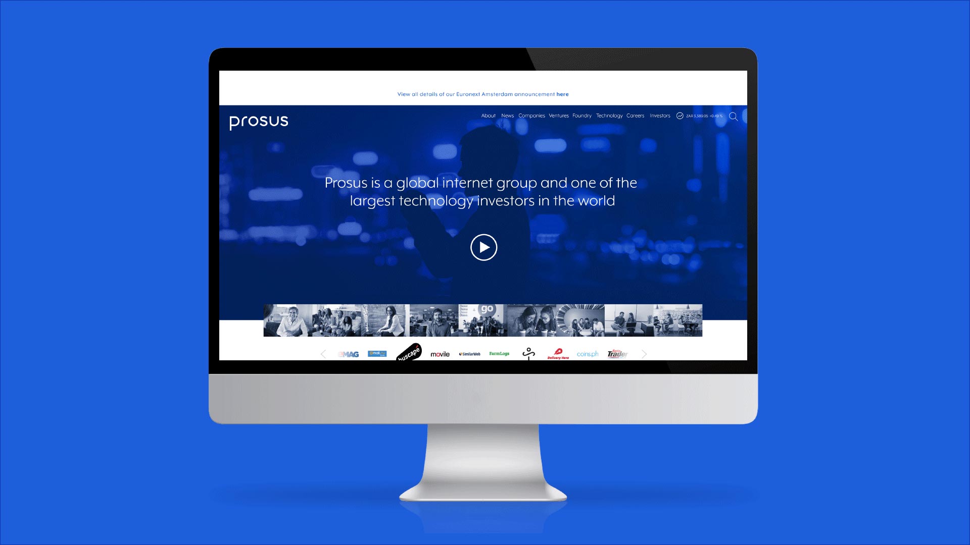 Prosus Website Example