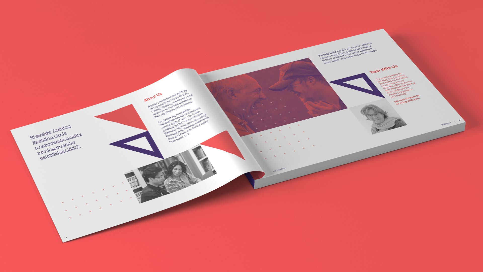 Riverside Training Spalding Prospectus Design