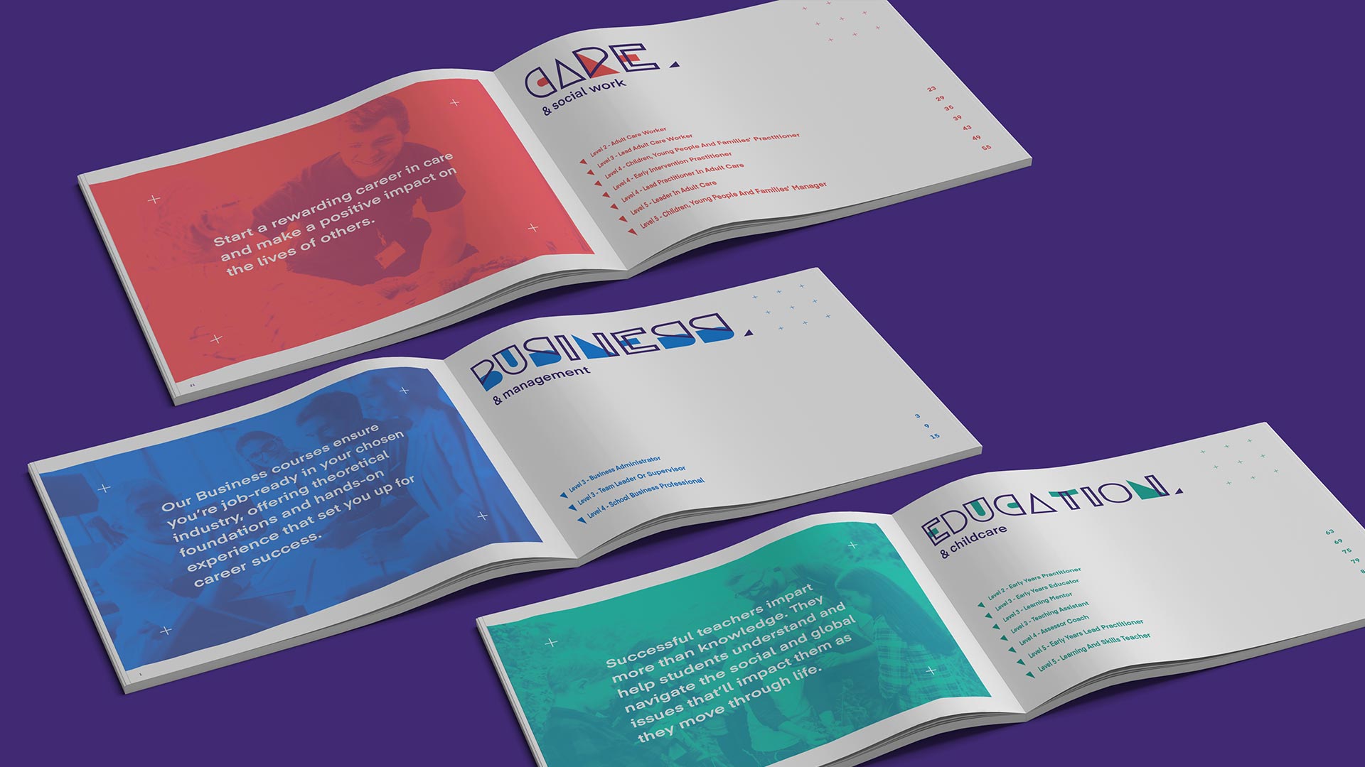 Riverside Training Spalding Prospectus Design