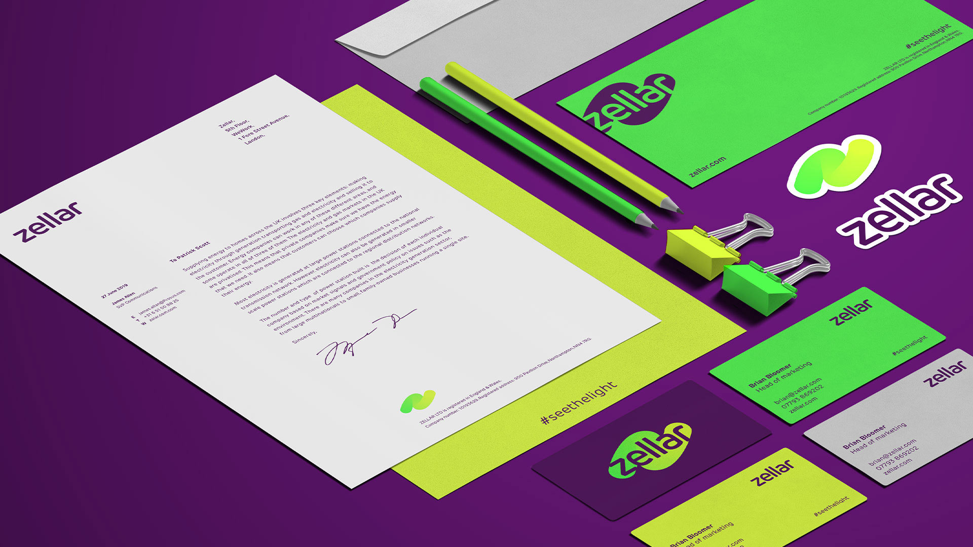 Zellar Print Stationary